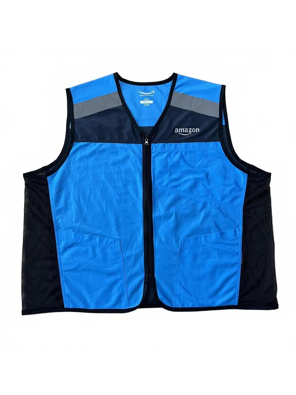 Amazon Prime Delivery Blue Vest Size 2XL/3XL